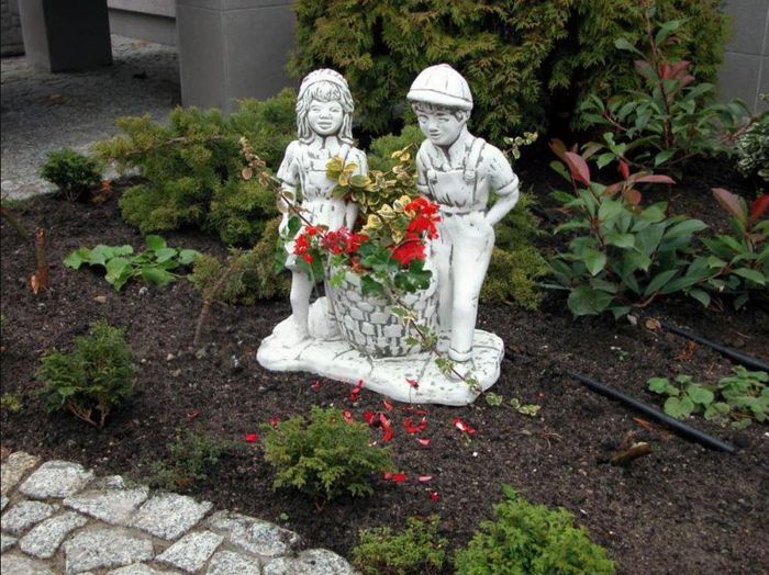 Blumenkübel Pflanz Kübel Dekoration Figur Blumentöpfe Garten Vasen 330