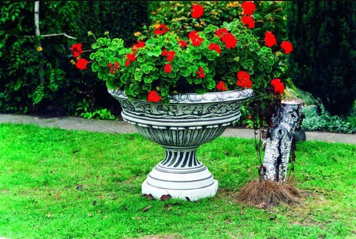 Blumenkübel Pflanz Kübel Dekoration Figur Blumentöpfe Garten Vasen Gefäss 552