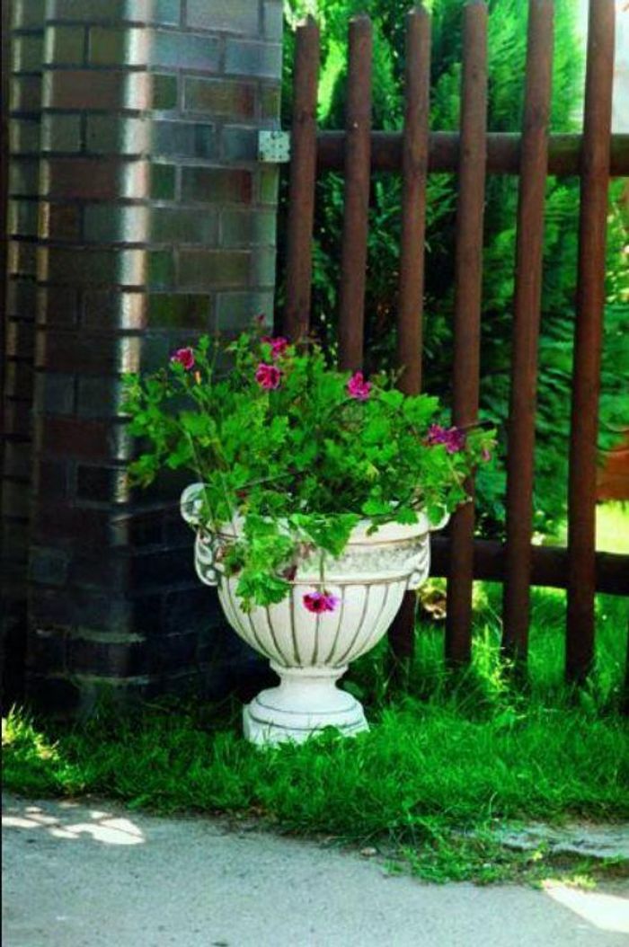 Blumenkübel Pflanz Kübel Dekoration Figur Blumentöpfe Garten Vasen 556