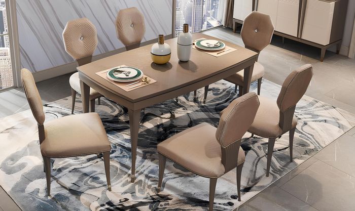 Stuhl 1x Luxus Design Polster Designer Stühle Sitz Büro Esszimmer Echtholzl
