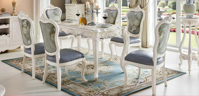 Klassischer Antik Stil Stuhl Echtholz Textil Sessel Club Sitz Design Lounge