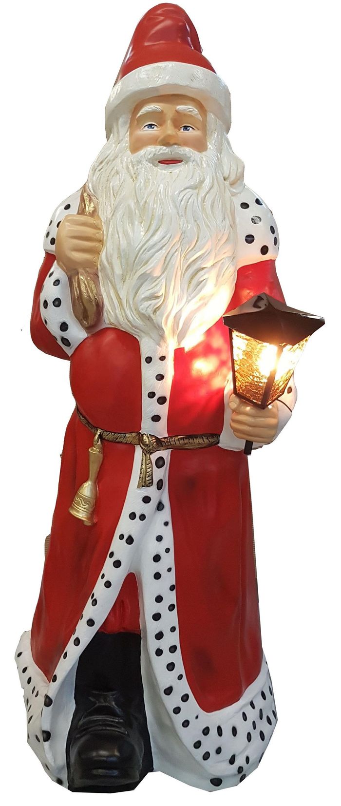 Deko Figur Statue Skulptur Weihnachten Statuen Skulpturen Nikolaus Lebensgroß