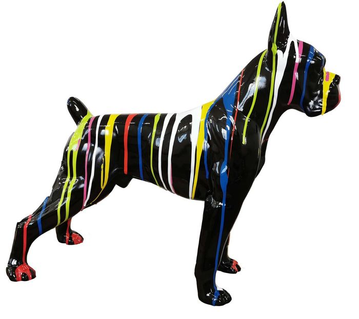 Abstrakte Deko Figur Statue Skulptur 173cm Figuren Statuen Skulpturen Hund A841