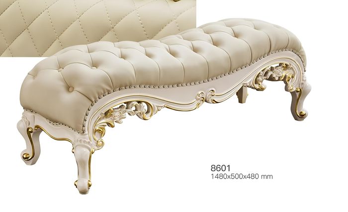 Sitz Polster Bank Polster Sitz Hocker Bank Leder Echtholz Designer Chesterfield