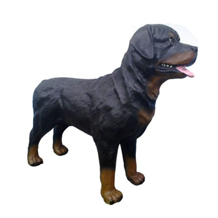 Deko Figur Statue Skulptur 70 cm Figuren Statuen Skulpturen Garten Hund (A23)
