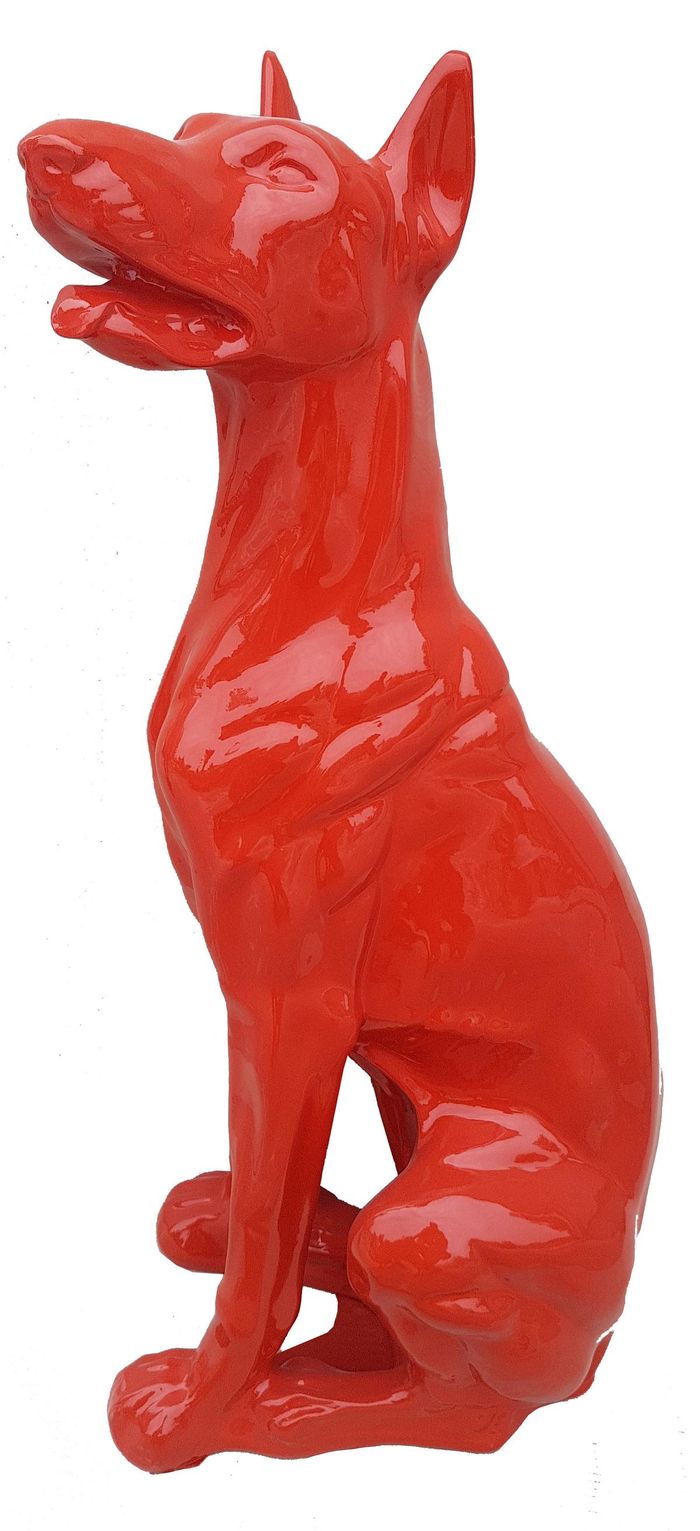Abstrakte Deko Figur Statue Skulptur 80 cm Figuren Statuen Skulpturen Doberman