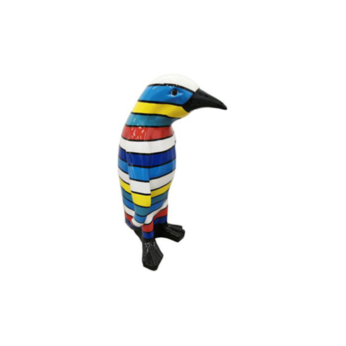 Moderne Figur Pinguin Kunststoff Skulptur Statuen Dekoration 90cm Deko Figuren