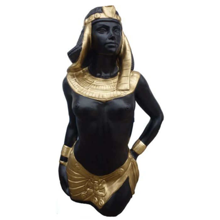 Ägyptischer Kleopatra Statue Statuen Dekoration Figuren Skulpturen Deko 78 cm