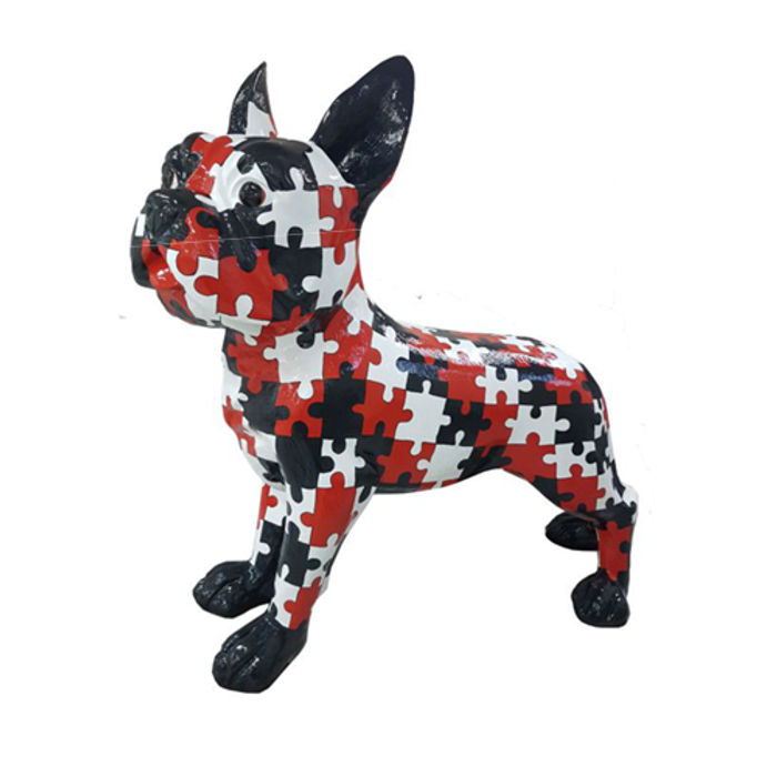 Moderne Skulptur Hund Dekoration Figur Kunststoff Statuen Deko Statue 190cm Neu