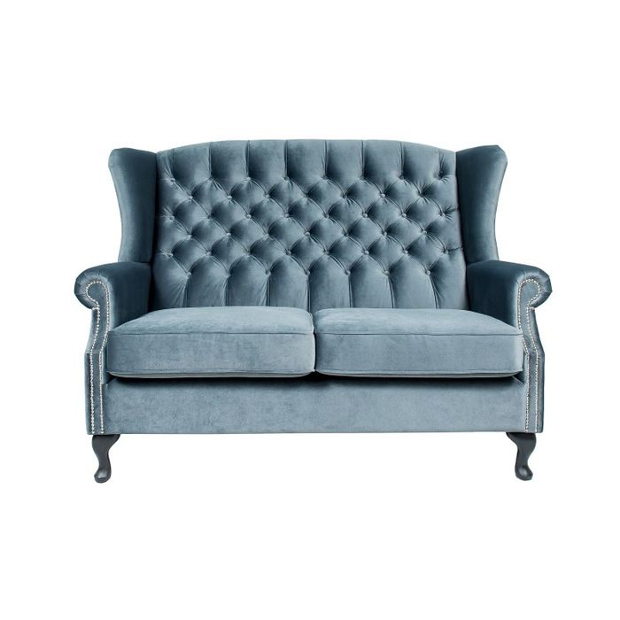 Sofa 2 Sitzer Chesterfield Polster Design Luxus Couch Sofas Ohrensessel Sessel