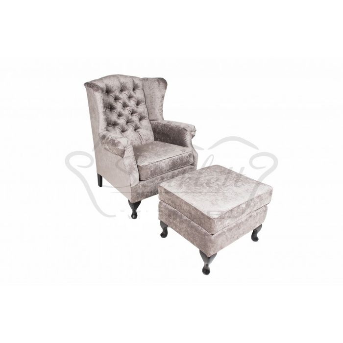 Hocker Beige Designer Luxus Hocker Polster Sitz Textil Relax Beistell Sofa Neu