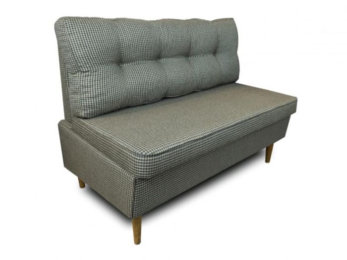 Sofa Doppelsofa Polsterung Couch Sitzcouch Mit Kissen Kariert 2 Sitzer