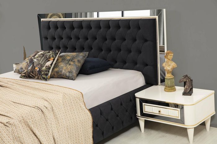 Modern Nachttisch Beistelltisch Weiß Design Nachtkommode Nachtkonsole Möbel Neu