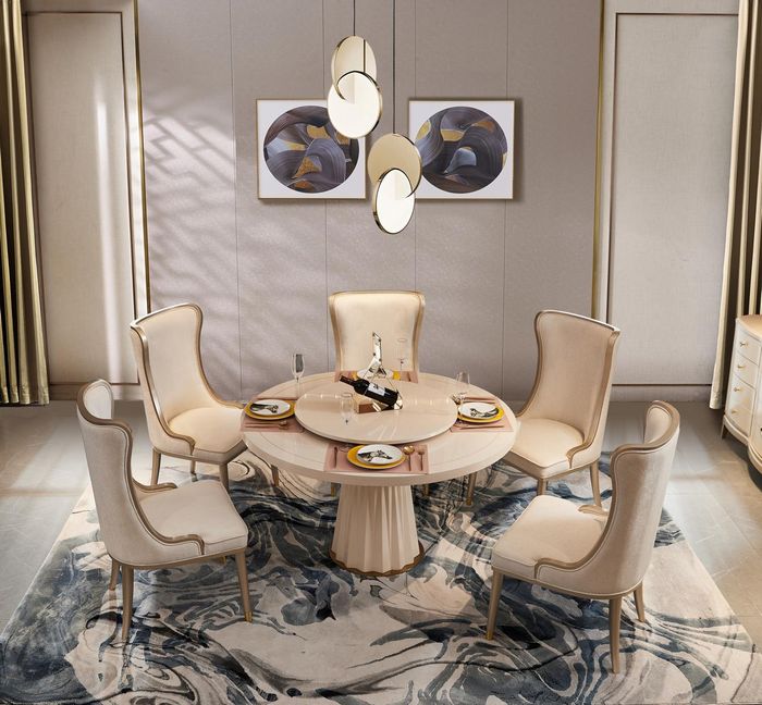 Set Stuhl Stühle Esszimmer Garnitur Möbel Lehn Design Sitzmöbel Gruppe 6tlg. Neu
