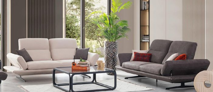 Wohnzimmer Design Set 3+3 Sitzer Couch Komplette Garnitur Couchen 2tlg Neu
