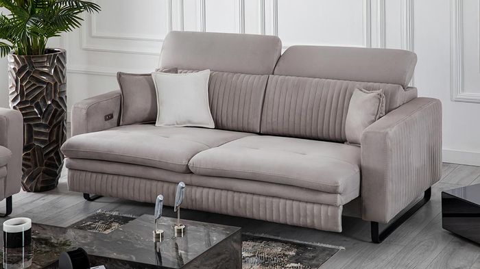 Design Möbel 3 Sitz im Wohnzimmer Sofa Couch Polster Couchen Sofas Dreisitzer