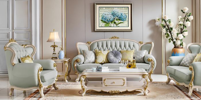 Klassischer Dreisitzer 230cm chesterfield ledersofa sofa polster couchen sofa