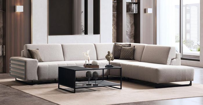Eckcouch Ecksofa Wohnlandschaft Ecklounge Polsterecke Design Sofa Couch Garnitur