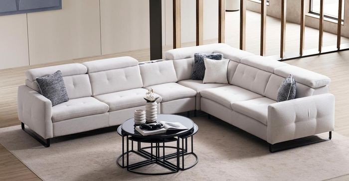 Ecksofa L-form Garnitur Eckcouch Wohnlandschaft Sofa Wohnlandschaft LForm Luxus