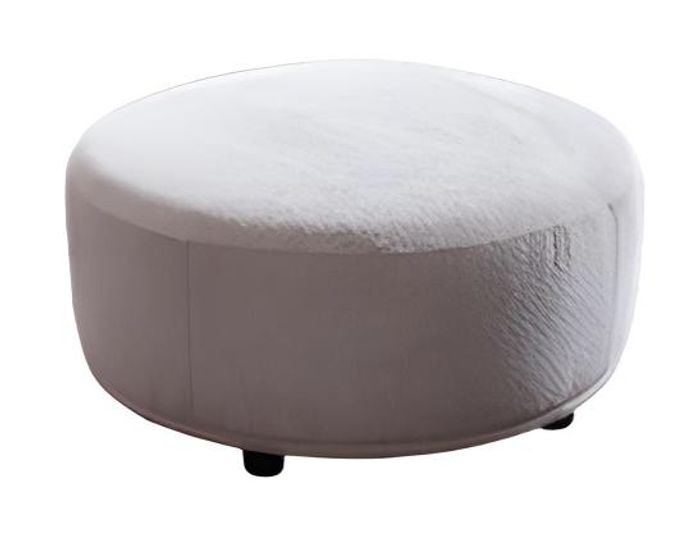 Pouf Hocker Runder Fußhocker Komfort Beistellhocker Polsterhocker Sitzhocker