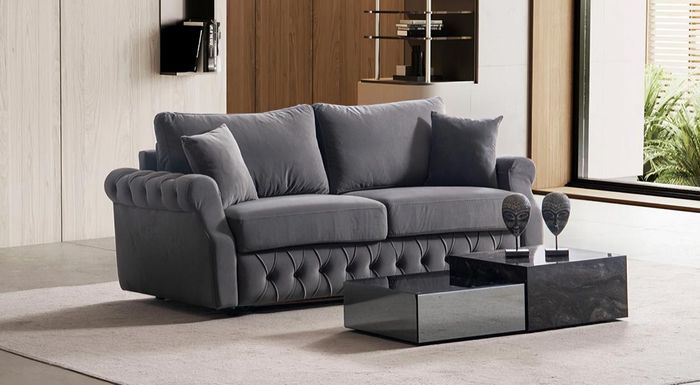 Schlafsofa Polster Sofa Couchen Zweisitzer Textil Neu Sofa 2 Sitzer Sofas Couch
