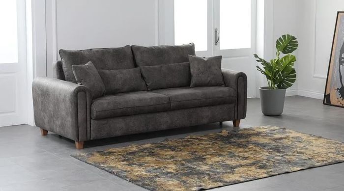 Schlafsofa Couch Bettfunktion Sofa Schlaffunktion 3 Sitzer Polster Klappsofa