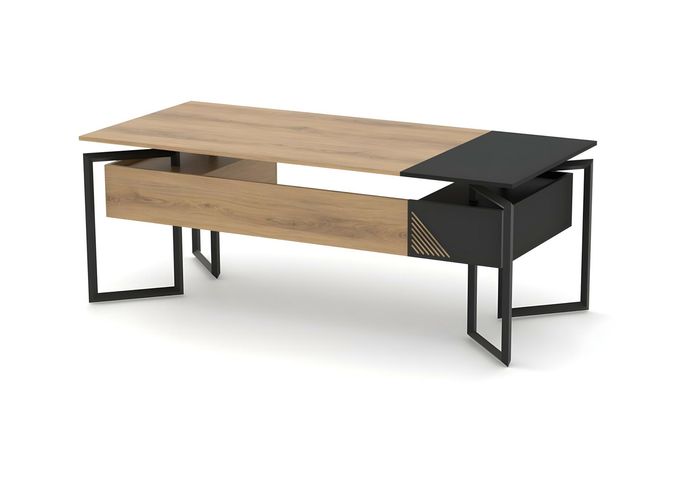 Bürotisch Schreibtisch Arbeitstisch Tisch 2 Schubladen Arbeitszimmer