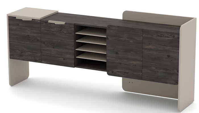 Aktenschrank Sideboard Büroschrank Büroregale Aufbewahrungsschrank Büro