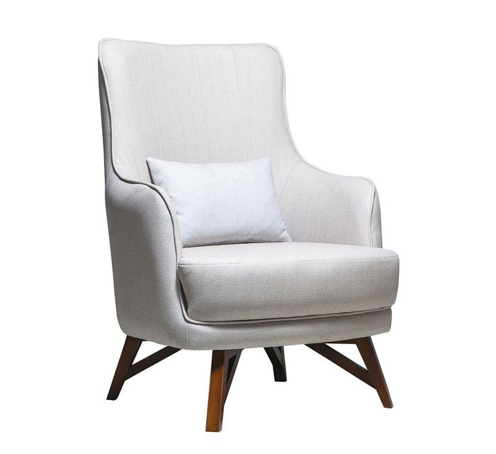 Weißer Relaxsessel Designer Moderner Wohnzimmer Armlehnen Einsitzer