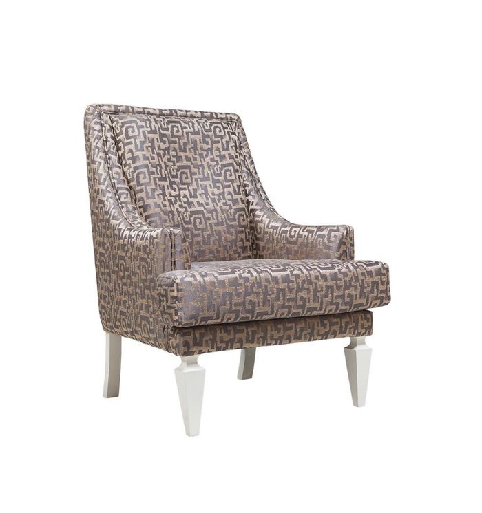 Brauner Wohnzimmer Polstersessel Designer Hotel Einsitzer Lounge Möbel
