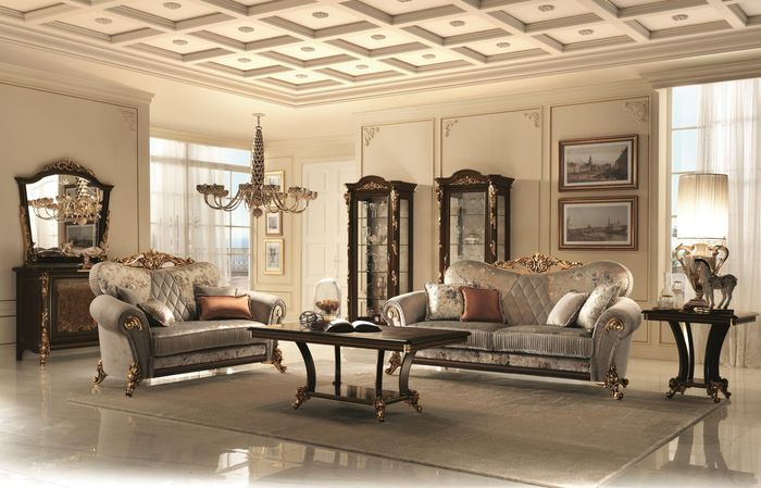 Elegant Italian Designer Sofa Set Luxury 3+3 Seater Sofa Couch arredoclassic™