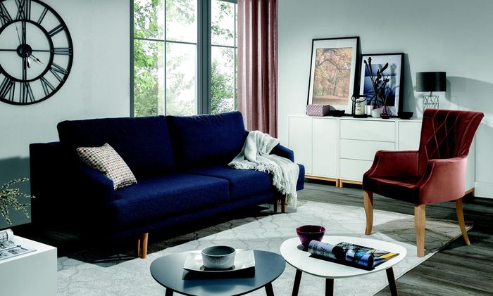 3 Sitzer Couch Schlafsofa Bettfunktion Couchen Sofas Sofa Stoff Textil Schlaf