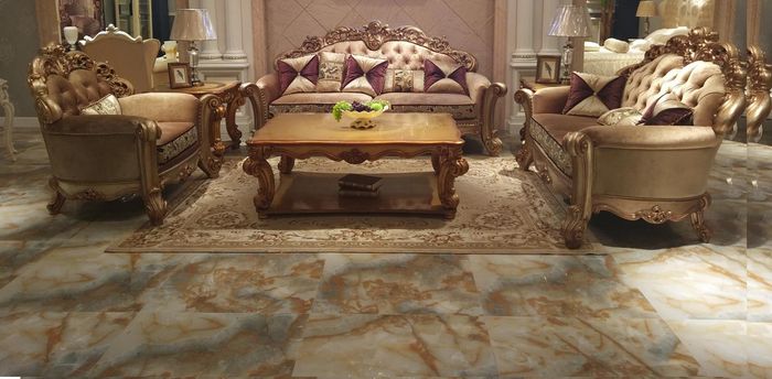 Classic Set Of 4 Pieces Set Seater Sofa Set Couch Sofa Textile Sofa Upholstery