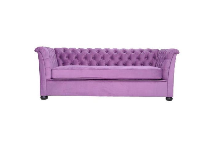 Sofa Velvet Living Room Chesterfield Couch Upholstery Textile Couchen 3 Seater