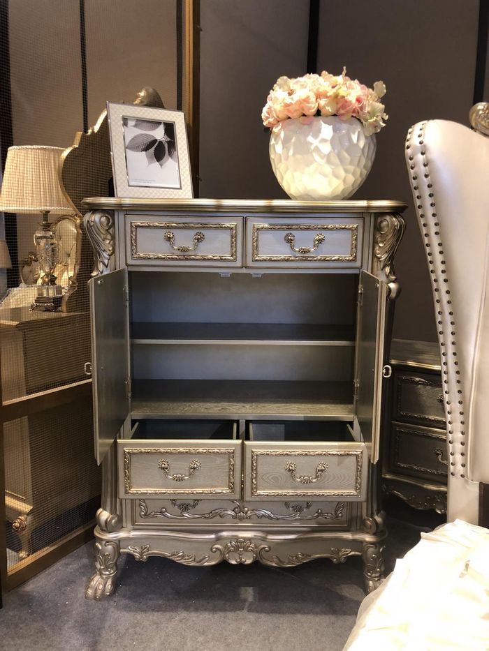 Buffet Real Handcrafted Wood Baroque Rococo Style Sideboards Chests Of Drawers