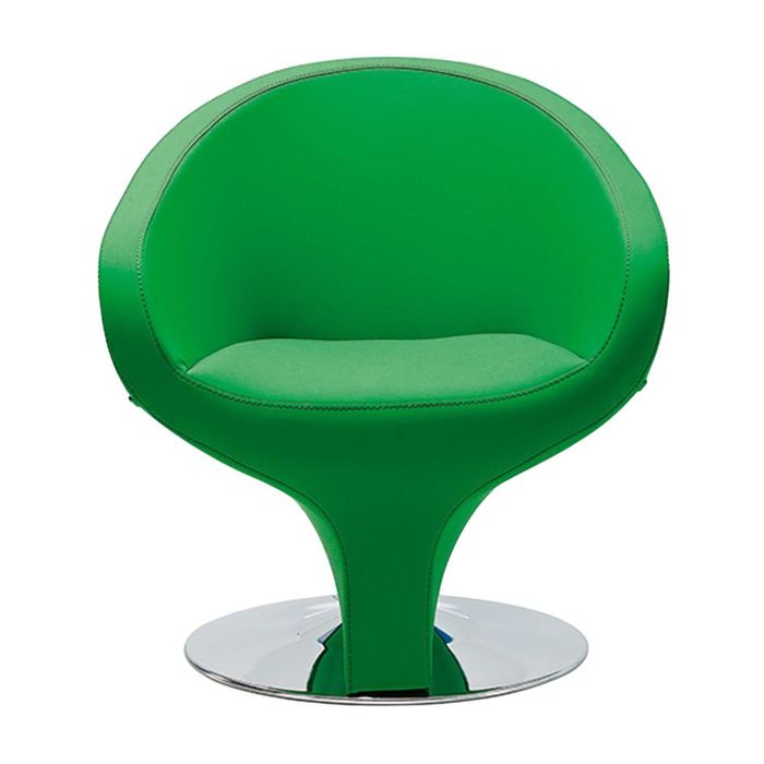 Sofa 1 Sitzer Sofas Leder Dreisitzer Sitz Polster Design Grün Modern