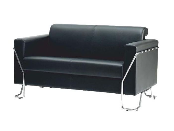 Sofa 2-Sitzer Couch Polster Leder Designer Textil 2 Sitzer Couchen Polster Sitz