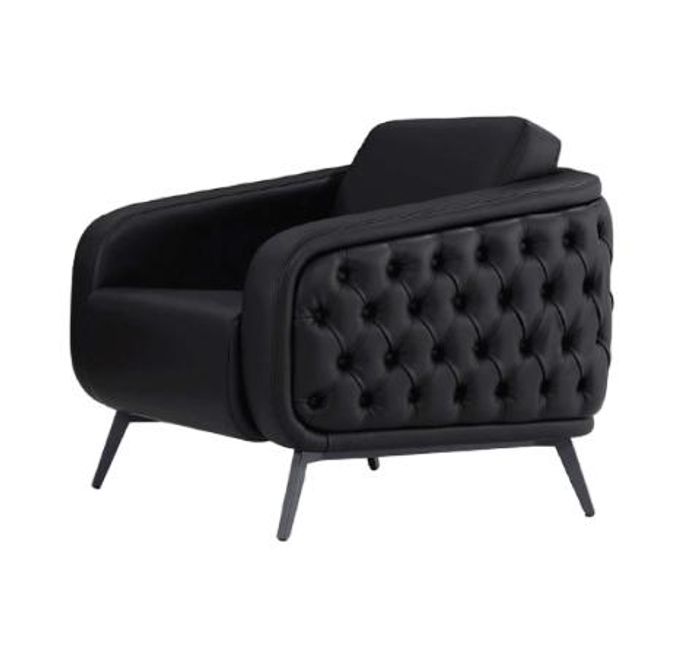Sessel Leder Polster Büro Stuhl Dreh Luxus Modern Stühle Sitz 1-Sitzer