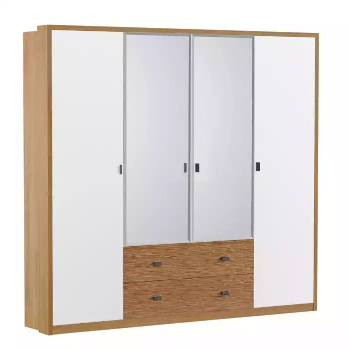 Kleiderschrank Schränke Schlafzimmer moderne Möbel Material Holz Luxus Schrank