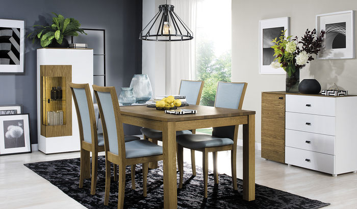 Tische Essgruppe Esszimmer Garnitur Stuhl Set Holz Essgarnituren Tisch 4 Stühle