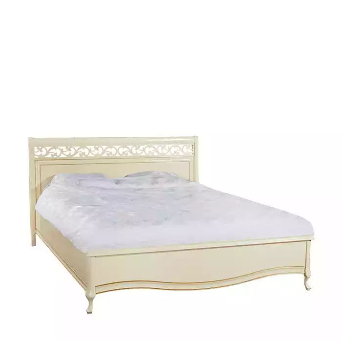 Bett Polster Design Luxus Doppel Hotel Betten Holz Neu weiß Farben