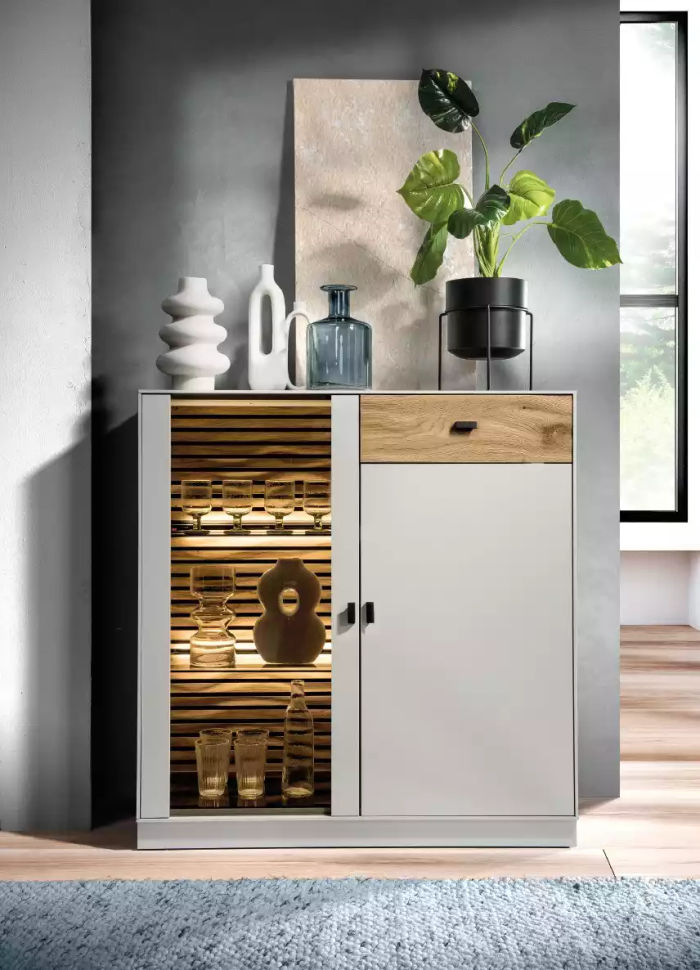 Anrichte Luxus Sideboard Design Moderne Kommoden Holz Einrichtung neu