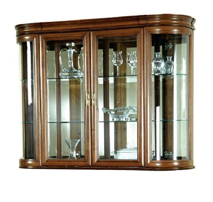 Echtholz Vitrine Hängevitrine Wandvitrine Klassischer Designer Spiegel - Z-W3