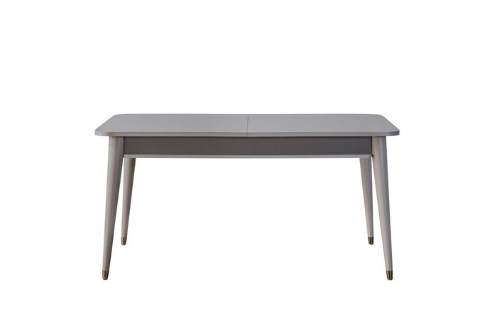 Grauer Esstisch Designer Esszimmer Möbel Ausziehbarer Holz Tisch Neu