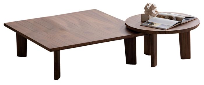 Exklusiver Couchtisch Brauner Wohnungstisch Sofatisch Kaffeetisch