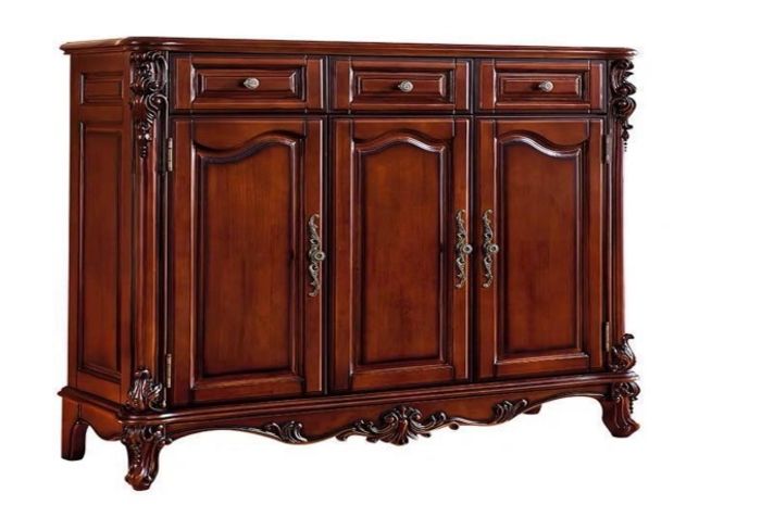 Klassische Braune Kommode Barockzeit Buffetschrank Vorratsschrank