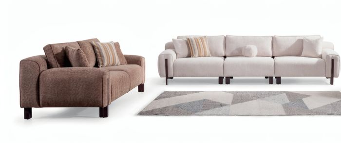 Sofagarnitur Set 3+3 – Perfekt für eine stilvolle Wohnzimmergestaltung.