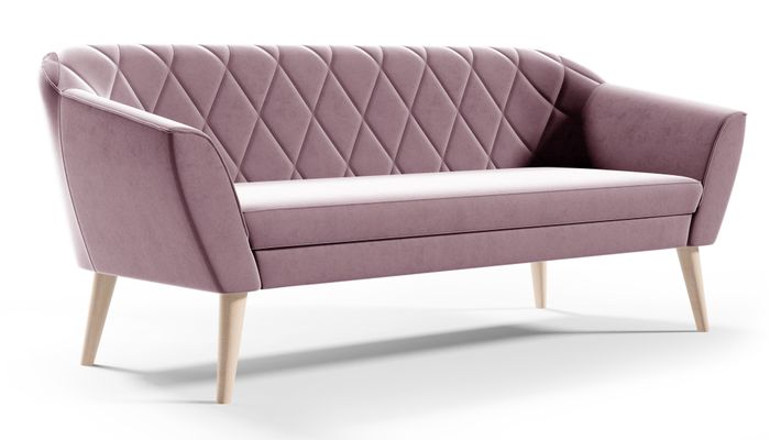 SOFELLO Sofagarnitur 3+2+1 mit Sessel Sofa Set Samt Polstergruppe Wohnzimmer Beige Grau