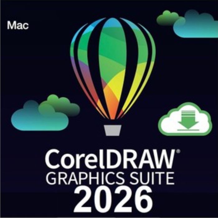 CorelDRAW Graphics Suite 2026 Dauerlizenz I Download für Mac (macOS) / kein Abo