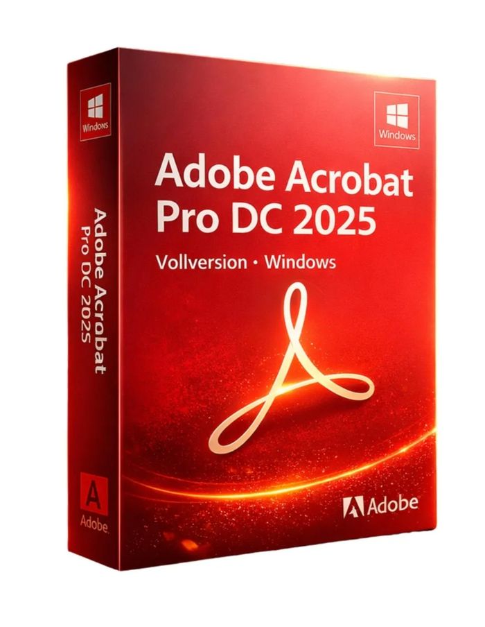 Adobe Acrobat Pro DC 2025 | Vollversion für Windows | Kein Abo